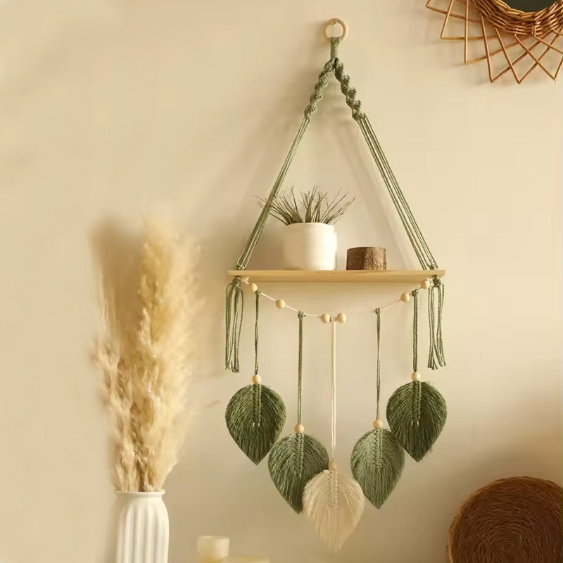 Estante Flotante Hoja Boho