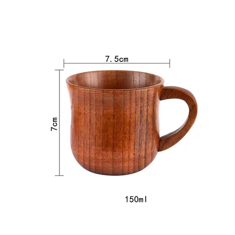 Wooden Big Belly Mug