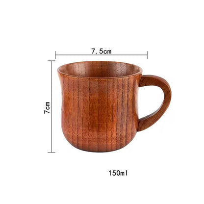Wooden Big Belly Mug