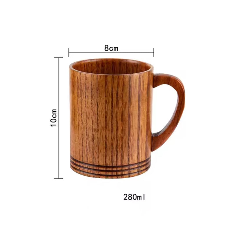 Wooden Big Belly Mug