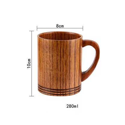 Wooden Big Belly Mug
