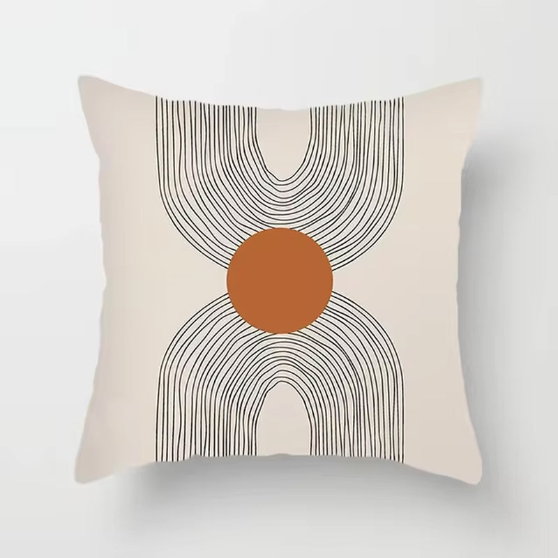 Capa de Almofada Linhas Abstratas