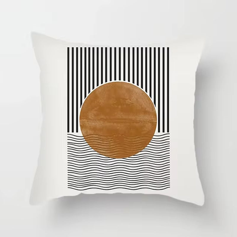 Capa de Almofada Linhas Abstratas