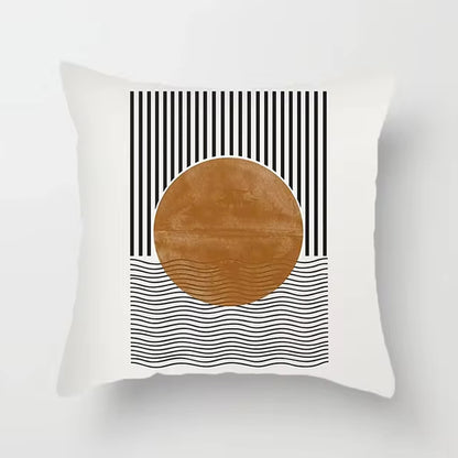 Capa de Almofada Linhas Abstratas