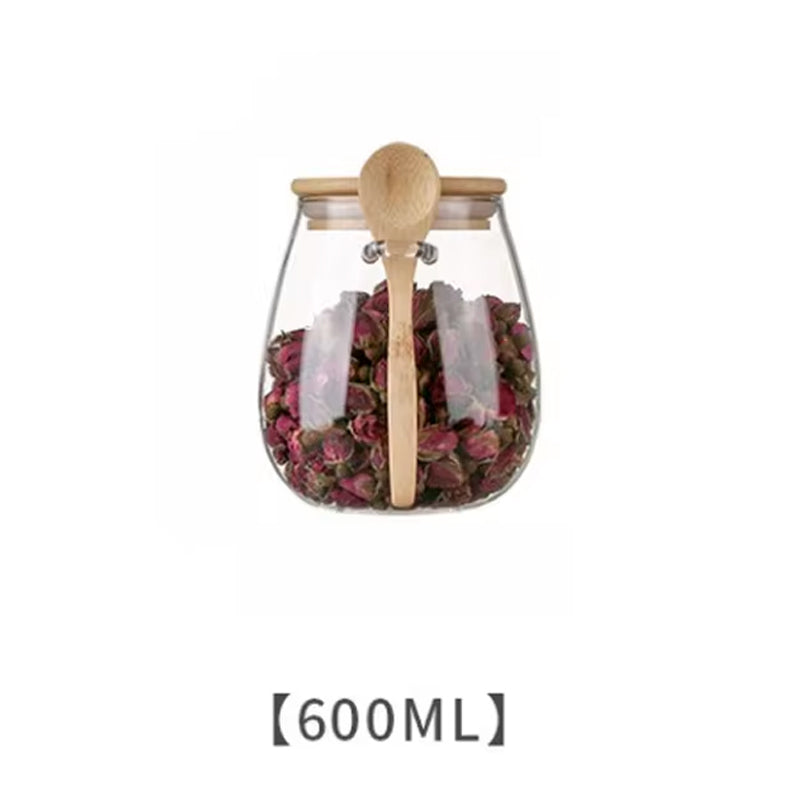 Airtight Glass Food Storage Jars