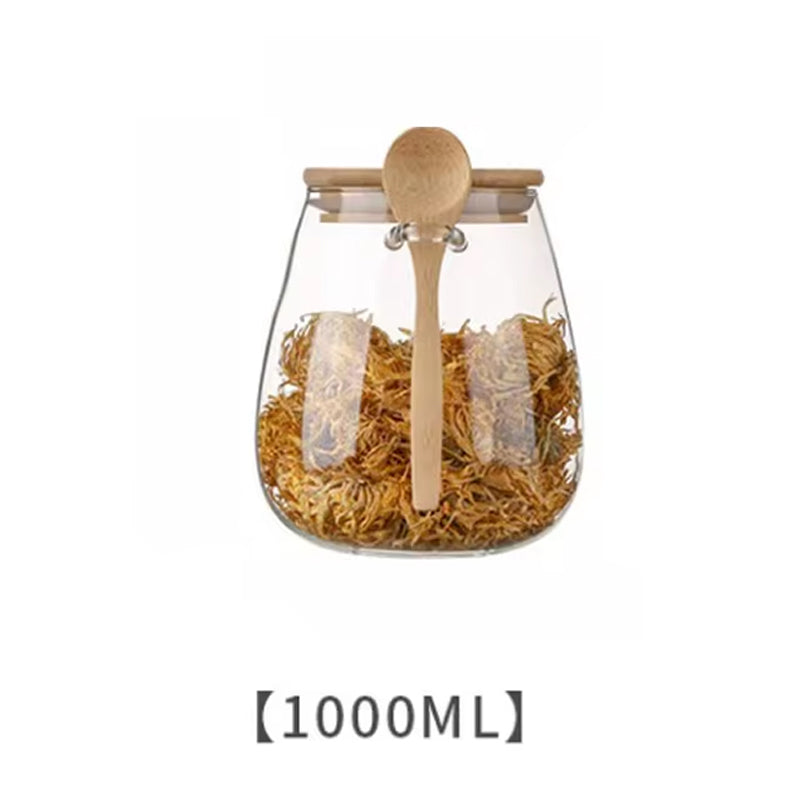 Airtight Glass Food Storage Jars