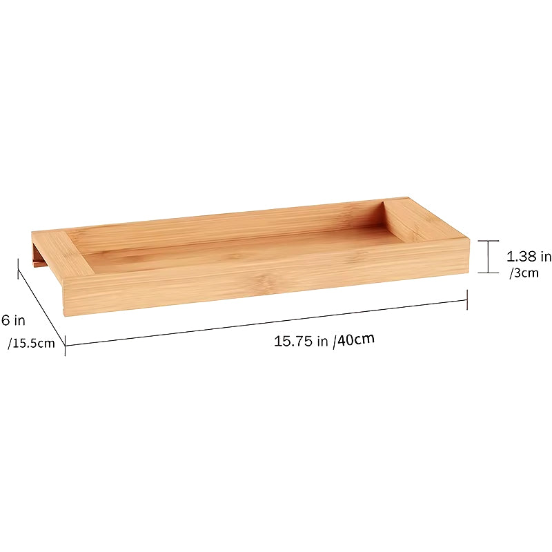 Bandeja Organizadora de Bambú para Baño