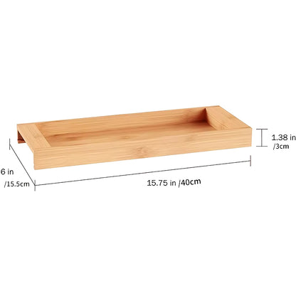 Bandeja Organizadora de Bambú para Baño