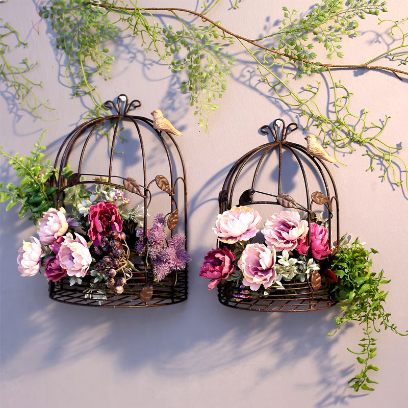 Bird Cage Wall Basket