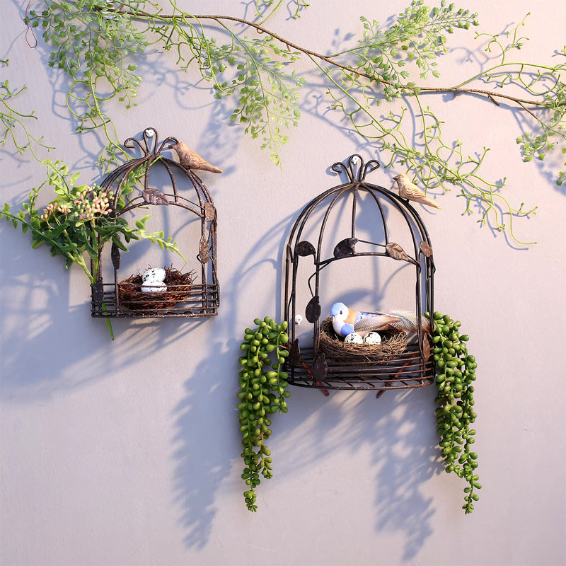 Bird Cage Wall Basket