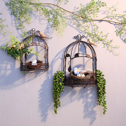 Bird Cage Wall Basket