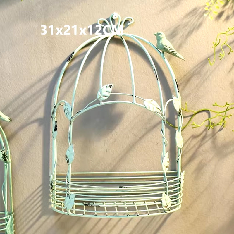 Bird Cage Wall Basket