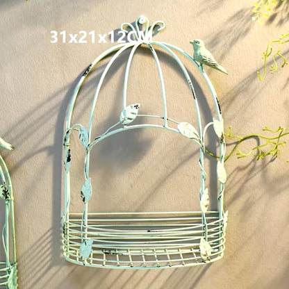 Bird Cage Wall Basket