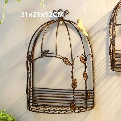 Bird Cage Wall Basket