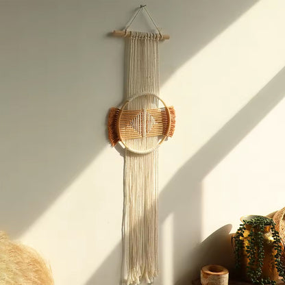 Tapiz de Macramé Redondo Boho