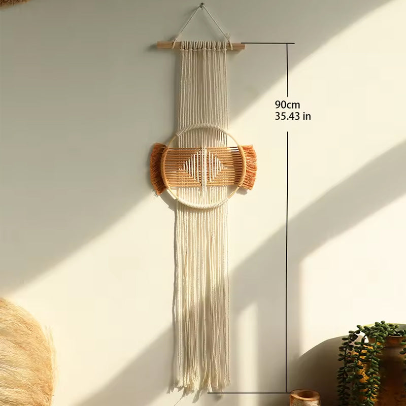 Tapiz de Macramé Redondo Boho