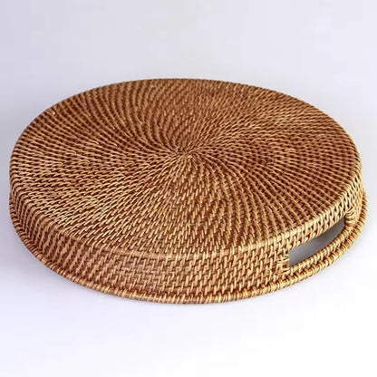 Cesta de Mimbre Tejida a Mano