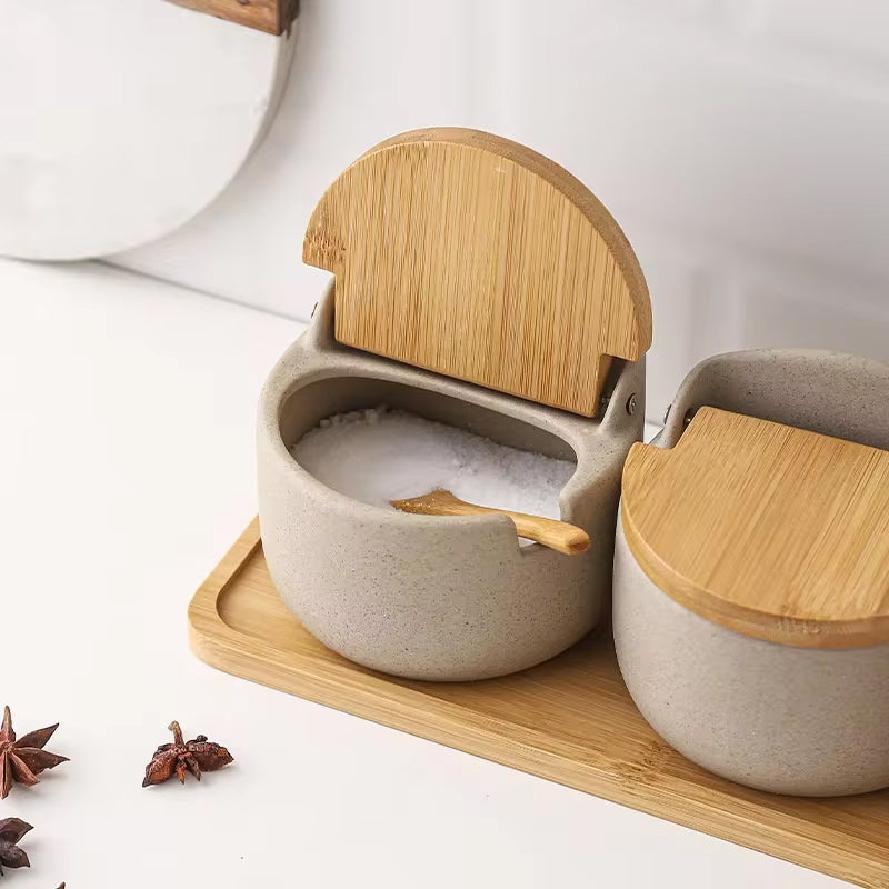 Japanese Ceramic Seasoning Jar