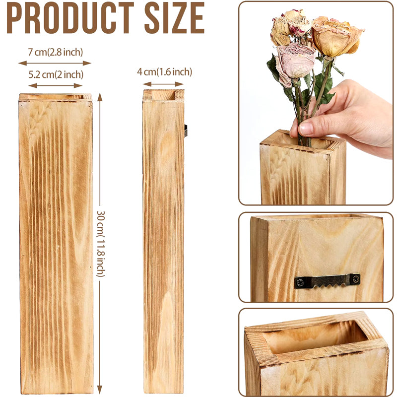 Modern Wood Hanging Vase