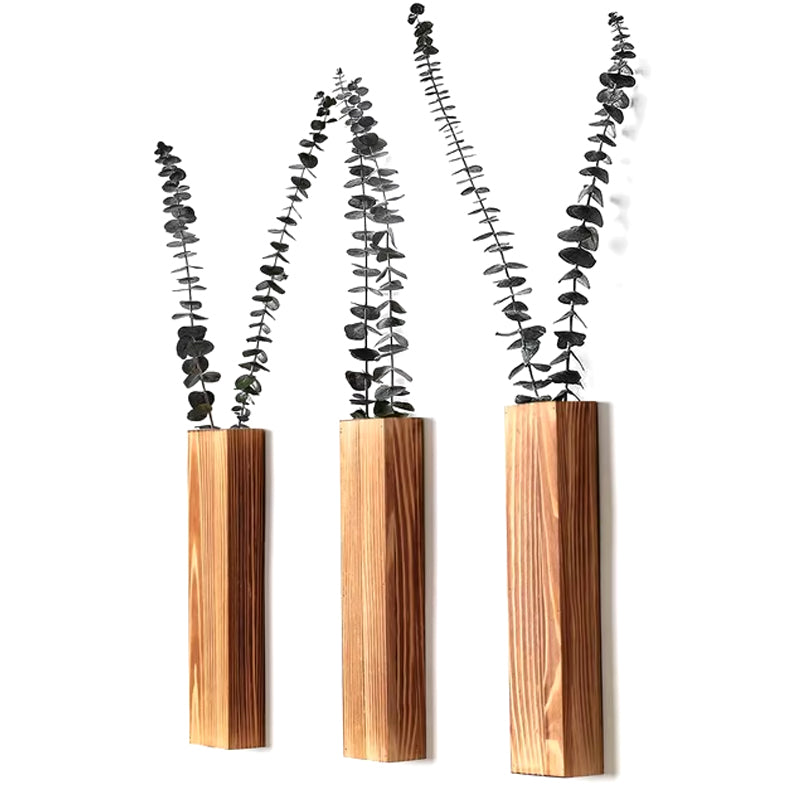 Modern Wood Hanging Vase