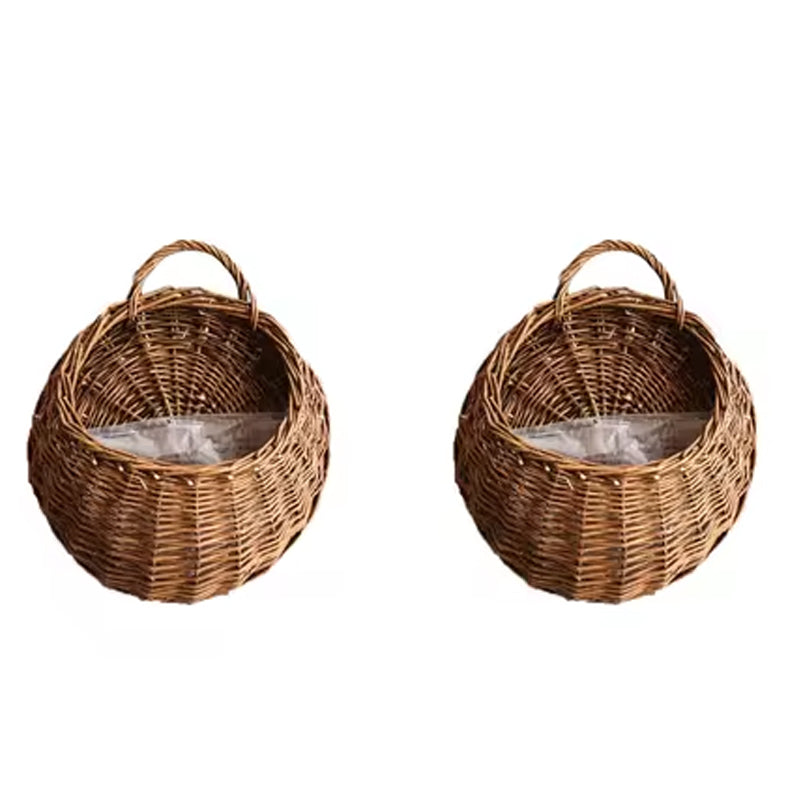 Cesta Jardinera de Pared de Ratán
