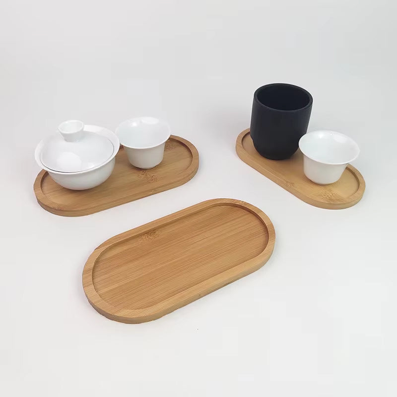 Solid Wood Dessert Plate