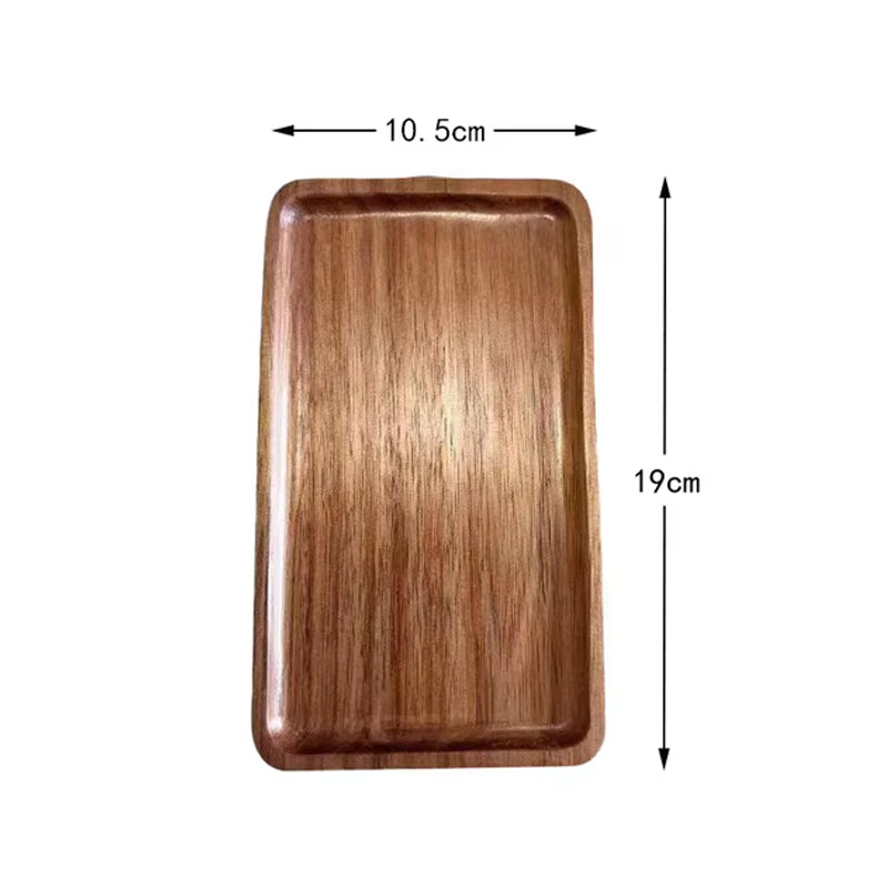 Solid Wood Dessert Plate