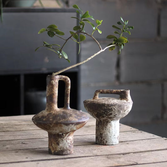 Vase Cerámico Wabi-Sabi Vintage