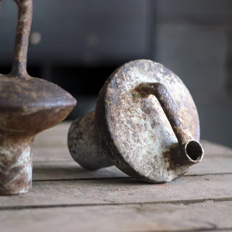 Vase Cerámico Wabi-Sabi Vintage