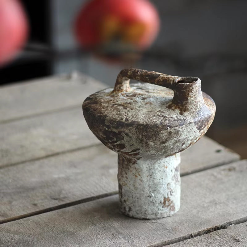 Vase Cerámico Wabi-Sabi Vintage