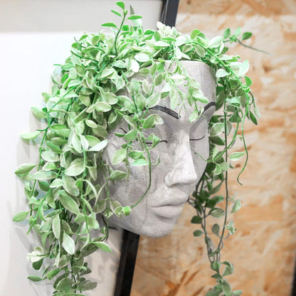 Jardinera de Pared con Forma de Cara