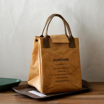 Bolsa de Papel Impermeable y Aislante para Almuerzo