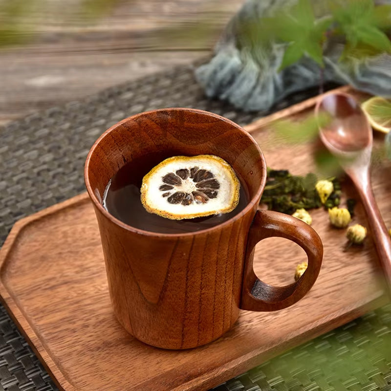 Wooden Big Belly Mug