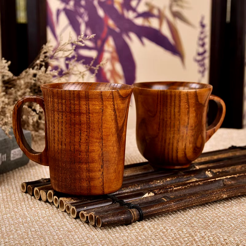 Wooden Big Belly Mug