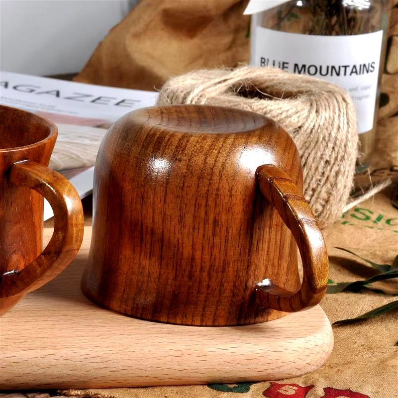 Wooden Big Belly Mug