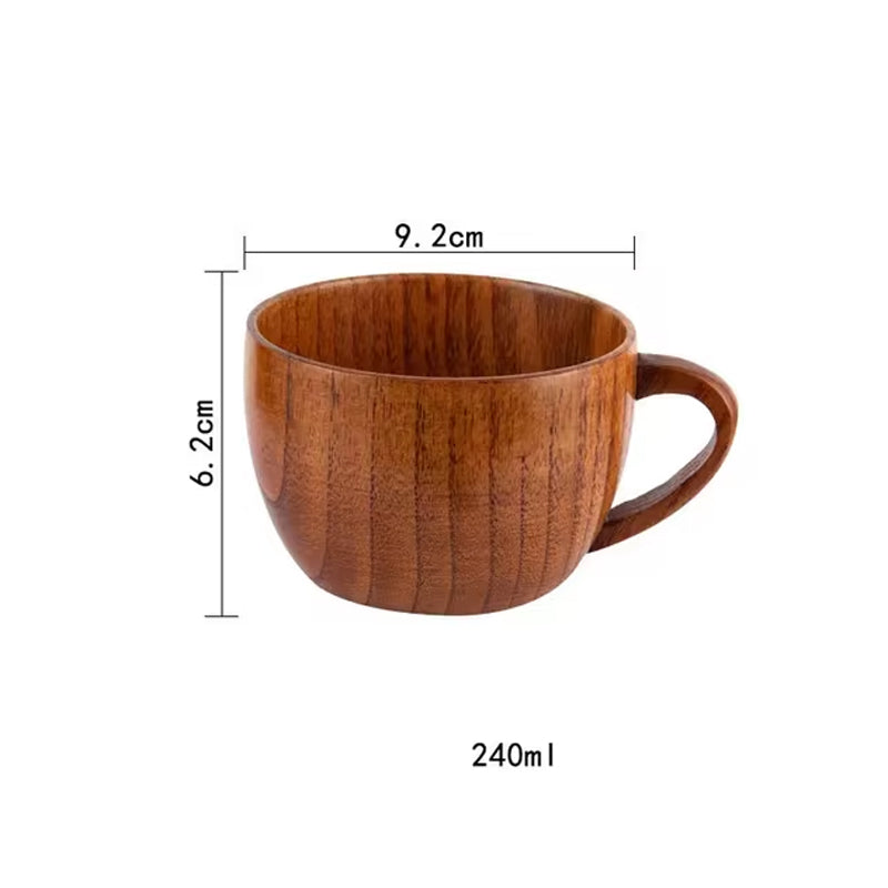 Wooden Big Belly Mug