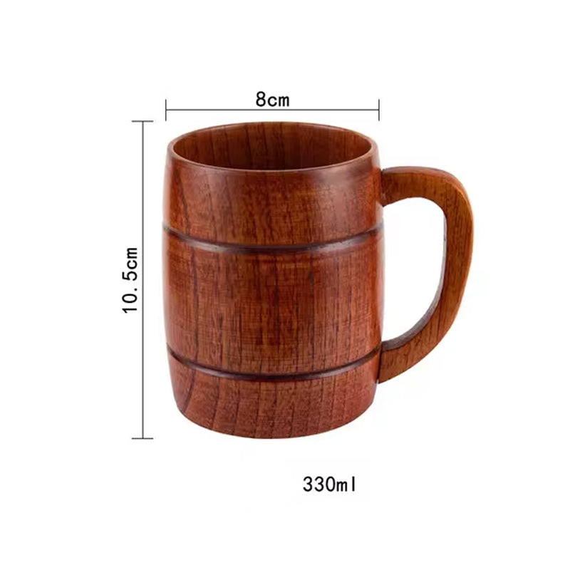 Wooden Big Belly Mug