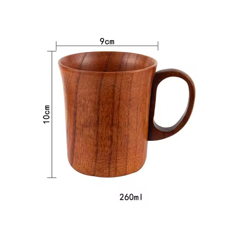 Wooden Big Belly Mug