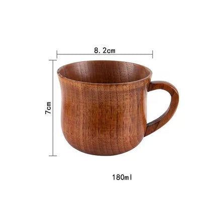 Wooden Big Belly Mug