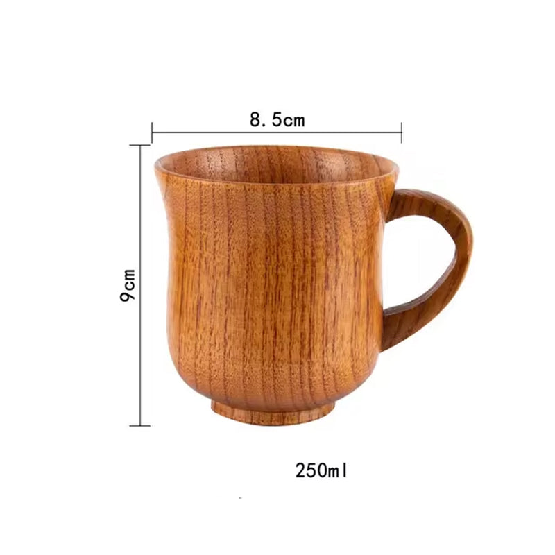 Wooden Big Belly Mug