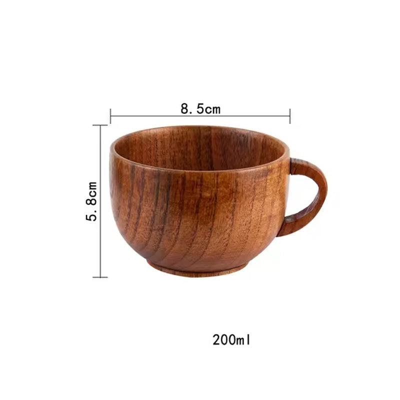 Wooden Big Belly Mug