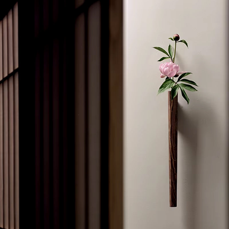 Wooden Wall Hanging Vase