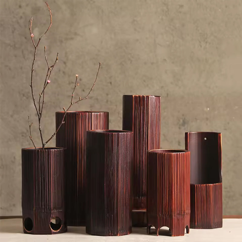 Zen Bamboo Bonsai Vase